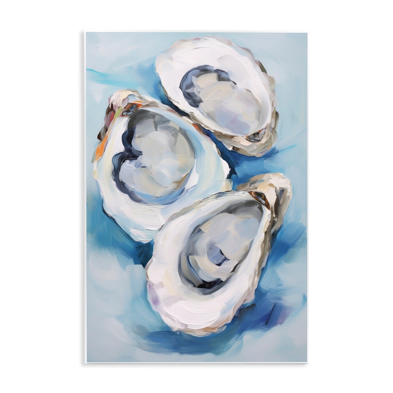 Stupell Industries Oyster Shell Trio Wall Plaque Design By Petal Prints Design